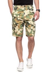 SPODENKI LEE FATIGUE SHORTS CAMOUFLAGE L73BCW03 112120343. Szorty męskie Lee, z materiału, bez kołnierzyka. Za 159.99 zł.