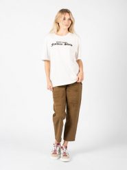 Pinko T-shirt "Amasia" | 1G16UD Y6K7 | Kobieta | Biały. Białe t-shirty damskie Pinko, s, bez wzorów, z bawełny, bez kołnierzyka. W wyprzedaży za 209.00 zł.