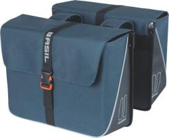 Podwójna Torba Rowerowa Forte 35 Liter 41 X 15 X 34 Cm - Granatowa / Czarna. Niebieskie torebki dziecięce BASIL. Za 318.49 zł.