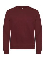 Clique Miami Roundneck – bluza z bawełny i recyklingowanego poliestru. Czerwone bluzy bez kaptura męskie CLIQUE, s, z bawełny. Za 164.62 zł.