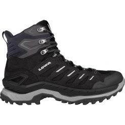Buty trekkingowe męskie Lowa Innovo Mid Gtx. Czarne buty trekkingowe męskie Lowa, na zimę, z materiału, za kostkę, bez zapięcia, trekkingowe. Za 902.00 zł.