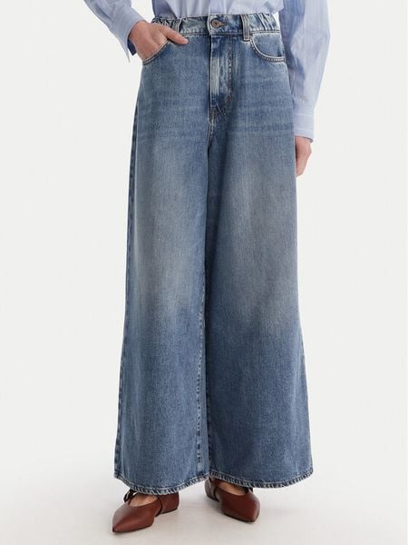 Weekend Max Mara Jeansy Abete 2615181101 Granatowy Wide Leg. Niebieskie jeansy damskie Weekend Max Mara. Za 839.99 zł.
