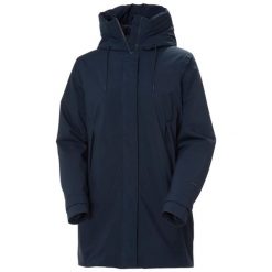 Damska kurtka wodoodporna Helly Hansen Victoria Ins Mid. Niebieskie kurtki damskie Helly Hansen, bez wzorów, bez kaptura. W wyprzedaży za 679.00 zł.