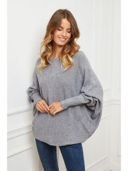Joséfine Sweter "Egale" w kolorze szarym rozmiar: XL. Szare swetry klasyczne damskie Joséfine, xl, z kaszmiru, bez kołnierzyka. Za 180.49 zł.