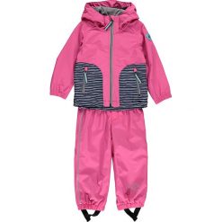 2-częściowy zestaw przeciwdeszczowy "Setty" w kolorze różowym. Czerwone spodnie niemowlęce Killtec Kids, bez wzorów. W wyprzedaży za 158.95 zł.