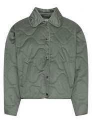 MOSS COPENHAGEN Kurtka pikowana "Chista" w kolorze khaki rozmiar: L/XL. Brązowe kurtki damskie MOSS COPENHAGEN, l, bez wzorów, bez kaptura. Za 227.31 zł.
