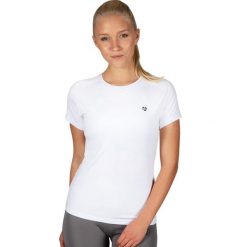 Koszulka treningowa damska Morotai Performance Basic. Białe bluzki sportowe damskie MOROTAI, xl, z elastanu, bez kołnierzyka, bez ramiączek. Za 72.00 zł.