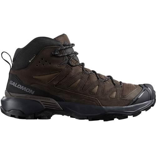 Buty trekkingowe męskie Salomon X Ultra 360 Ltr Mid Gtx Gore-tex. Brązowe buty trekkingowe męskie Salomon, z gore-texu, za kostkę, bez zapięcia, trekkingowe, gore-tex. Za 696.00 zł.