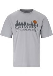 T-shirt Whistler Cashew. Szare szorty męskie WHISTLER, uniwersalny, bez wzorów, z bawełny, bez kołnierzyka. Za 127.50 zł.