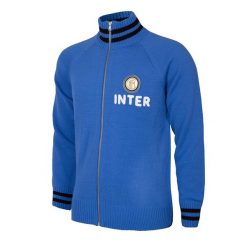 Kurtka piłkarska retro dla dorosłych FC Internazionale 1960-68 - Niebieska. Niebieskie kurtki męskie COPA FOOTBALL, xl, bez wzorów, retro, bez kaptura. Za 425.44 zł.