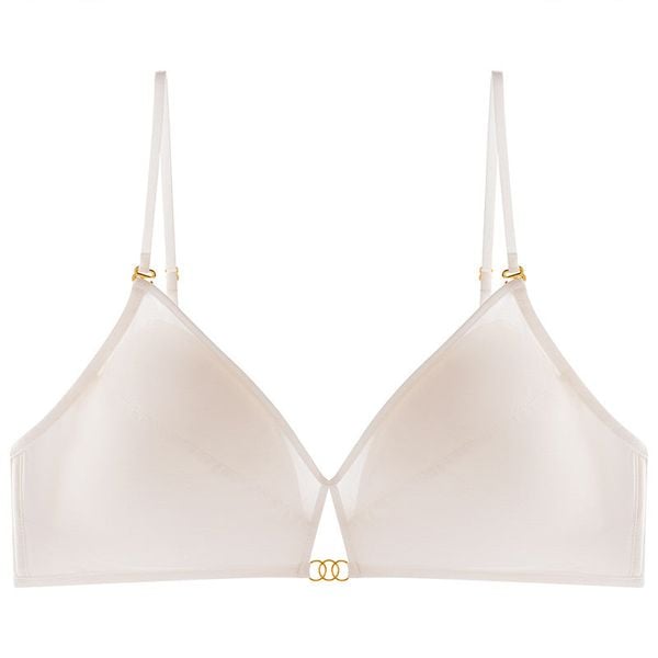 Biustonosz z miękkimi wkładkami do codziennego użytku Ayumu. Czarne biustonosze Intica, bez wzorów, z materiału. Za 149.00 zł.