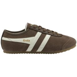 Damskie zamszowe buty sportowe Gola Cleora. Białe buty sportowe na co dzień damskie Gola, bez wzorów, z zamszu. Za 453.50 zł.