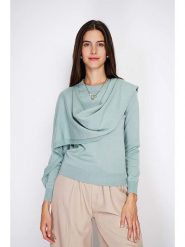 William de Faye Sweter w kolorze turkusowym rozmiar: 42. Niebieskie swetry klasyczne damskie William De Faye, z kaszmiru, bez kołnierzyka. Za 144.24 zł.