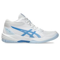 Damskie buty halowe Asics Gel-Task MT 4. Białe buty sportowe na co dzień damskie Asics, bez wzorów, ze skóry, do piłki ręcznej. Za 447.00 zł.