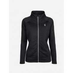 Kurtka damska z dwóch materiałów Aulp Simix. Czarne kurtki damskie Aulp, bez wzorów, z materiału, bez kaptura. W wyprzedaży za 229.99 zł.