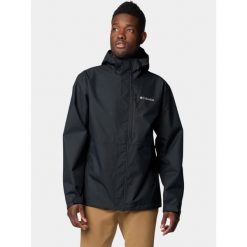 Płaszcz Przeciwdeszczowy Męski Columbia Hikebound II. Czarne płaszcze męskie Columbia, l, bez wzorów, eleganckie. Za 376.89 zł.