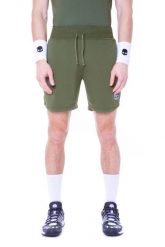 Spodenki tenisowe męskie Hydrogen Tech Shorts. Zielone szorty męskie HYDROGEN, bez wzorów, z materiału. Za 249.00 zł.