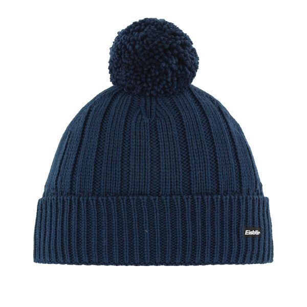 Czapka Eisbar Ayo Pompon MÜ. Niebieskie czapki męskie Eisbar, bez wzorów, z materiału, eleganckie. Za 188.91 zł.