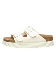 Papillio Klapki "Arizona Grooved" w kolorze białym rozmiar: 37. Białe klapki damskie Papillio, bez wzorów, bez obcasa. Za 227.95 zł.