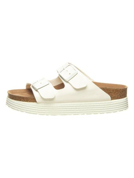 Papillio Klapki "Arizona Grooved" w kolorze białym rozmiar: 37. Białe klapki damskie Papillio, bez wzorów, bez obcasa. Za 227.95 zł.