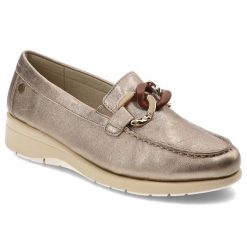 Złote Półbuty Maciejka Eleganckie Mokasyny Damskie. Żółte mokasyny damskie Maciejka, ze skóry. Za 279.00 zł.