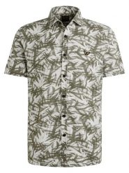 PME Legend Koszula - Regular fit - w kolorze biało-oliwkowym rozmiar: M. Białe koszule męskie PME Legend, m, bez wzorów, z bawełny, bez kołnierzyka, bez ramiączek. Za 162.49 zł.