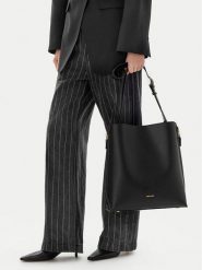 Gino Rossi Torebka WEN-3 Czarny. Czarne torebki klasyczne damskie Gino Rossi, bez wzorów, bez dodatków. Za 329.99 zł.