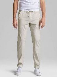 PME Legend Spodnie w kolorze kremowym rozmiar: W33/L32. Brązowe spodnie materiałowe męskie PME Legend, bez wzorów, z materiału. Za 236.61 zł.