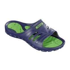 Klapki Beco unisex zielone i ciemnoniebieskie. Niebieskie klapki damskie 47 Brand, z tworzywa sztucznego. Za 195.99 zł.