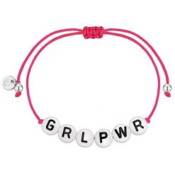 Glanzstücke München Bransoletka GRLPWR z srebra próby 925 w kolorze srebrnym Bransoletki 1 ct Damski. Szare bransoletki damskie Glanzstücke München, srebrne. Za 159.99 zł.