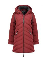 Geographical Norway Parka "Clarisal" w kolorze bordowym rozmiar: S. Czerwone parki damskie Geographical Norway, s, bez wzorów. Za 330.20 zł.