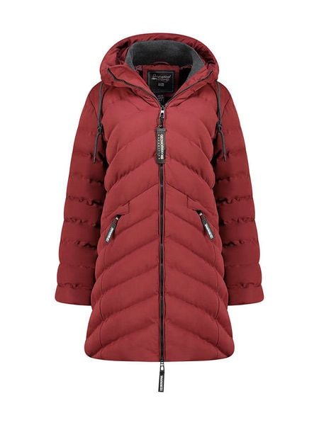Geographical Norway Parka "Clarisal" w kolorze bordowym rozmiar: XL. Czerwone parki damskie Geographical Norway, xl, bez wzorów. Za 363.71 zł.