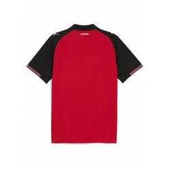 Męska domowa koszulka Stade Rennais F.C. 25/26 PUMA Red Black. Czarne t-shirty sportowe męskie Puma, m, bez ramiączek, do piłki nożnej. Za 424.00 zł.