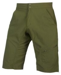 Spodenki rowerowe męskie Endura Hummvee Lite Short. Zielone szorty męskie ENDURA, bez wzorów, sportowe. Za 283.00 zł.
