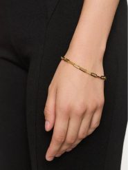 Michael Kors Bransoletka MKC174400710 Złoty. Żółte bransoletki damskie Michael Kors, srebrne. Za 469.99 zł.