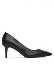 LAUREN RALPH LAUREN Szpilki Lanette 802972023001 Czarny. Czarne szpilki Lauren Ralph Lauren, bez wzorów, ze skóry, bez obcasa. Za 469.99 zł.