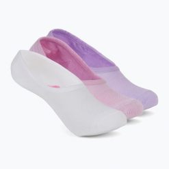 Skarpety damskie SKECHERS Non Terry No Show Liner 3. Białe skarpetki damskie Skechers, z aplikacjami, z elastanu. Za 29.99 zł.