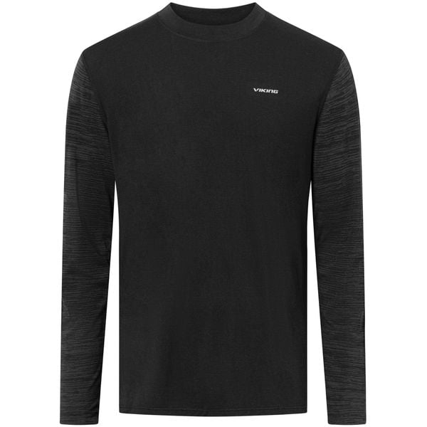 Bielizna męska VIKING Novena Man Longsleeve Merino. Czarna bielizna termoaktywna męska VIKING, m, bez wzorów. Za 269.90 zł.