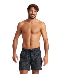 ARENA SZORTY MEN'S TITAN 3 BOXER BLACK MULTI WHITE 004536/510 M. Szare szorty sportowe męskie Arena, m, z materiału, do biegania. Za 101.98 zł.
