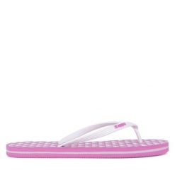 Japonki Kappa. Białe klapki damskie Kappa, bez wzorów, bez obcasa. Za 49.99 zł.
