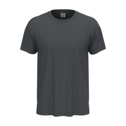 Klasyczna Koszulka Unisex Dla Dorosłych. Szare t-shirty damskie Stedman, bez wzorów, bez kołnierzyka. Za 38.99 zł.