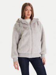 Guess Futro W5BL66 W3890 Szary Regular Fit. Szare futra damskie Guess, xxl. Za 699.99 zł.