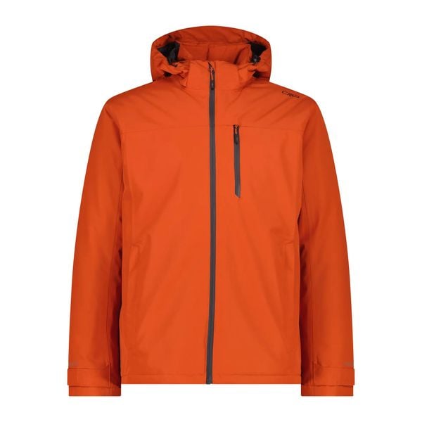 Kurtka Męska Softshell Pomarańczowa. Brązowe kurtki męskie CMP, m, bez wzorów, z materiału, z kapturem. Za 379.99 zł.