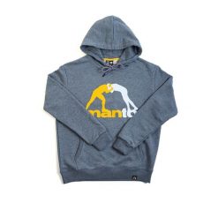 Bluza sportowa męska Manto LOGO 2.0 z kapturem. Szare bluzy sportowe męskie Manto, bez wzorów, casualowe, bez kołnierzyka, bez ramiączek. Za 249.00 zł.