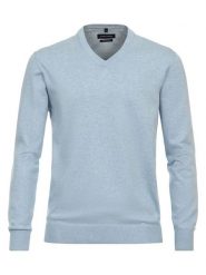 CASAMODA Sweter w kolorze błękitnym rozmiar: XXL. Niebieskie swetry męskie CASAMODA, xxl, bez wzorów, z bawełny, bez kołnierzyka. Za 113.99 zł.