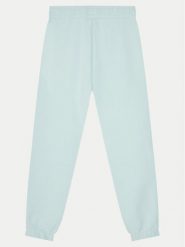 Guess Spodnie dresowe J5RQ12 KAD74 Błękitny Regular Fit. Niebieskie spodnie dziewczęce Guess, z bawełny. Za 99.99 zł.