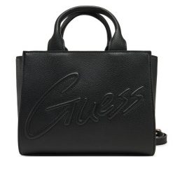 Torebka Guess. Czarne torebki klasyczne damskie Guess, z aplikacjami, bez dodatków. Za 269.99 zł.