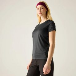 Koszulka damska Fingal Edition. Zielone t-shirty damskie Regatta, bez wzorów, z dżerseju, bez kołnierzyka. Za 80.00 zł.