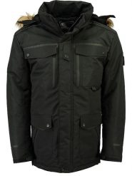 Canadian Peak Parka w kolorze czarnym rozmiar: L. Czarne parki męskie Canadian Peak, l, bez wzorów. Za 281.76 zł.