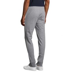 Męskie Spodnie Do Biegania Jake Melange Slim. Szare spodnie materiałowe męskie SOL'S, bez wzorów, z bawełny. Za 137.99 zł.